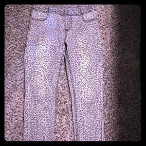Kids Leopard Jeans Size 12